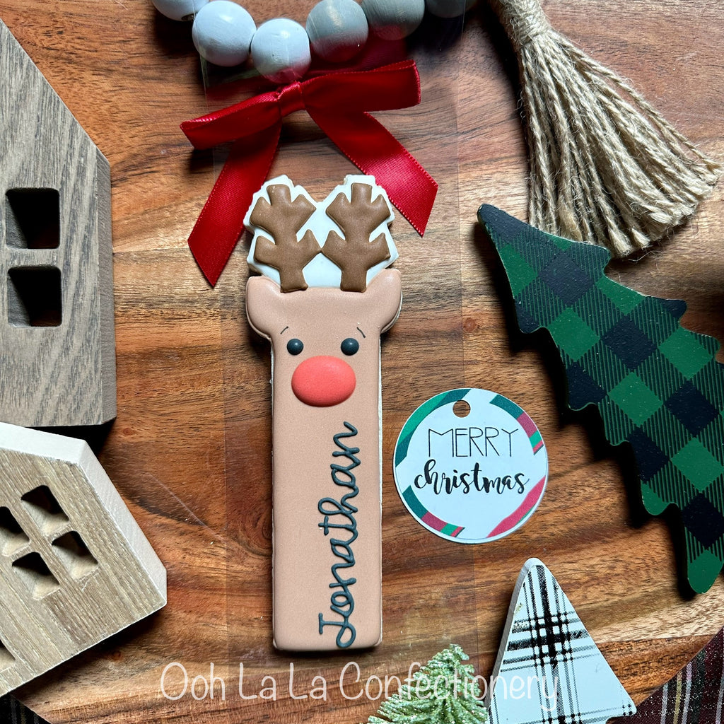 Personalized Tall Christmas Cookie Sticks