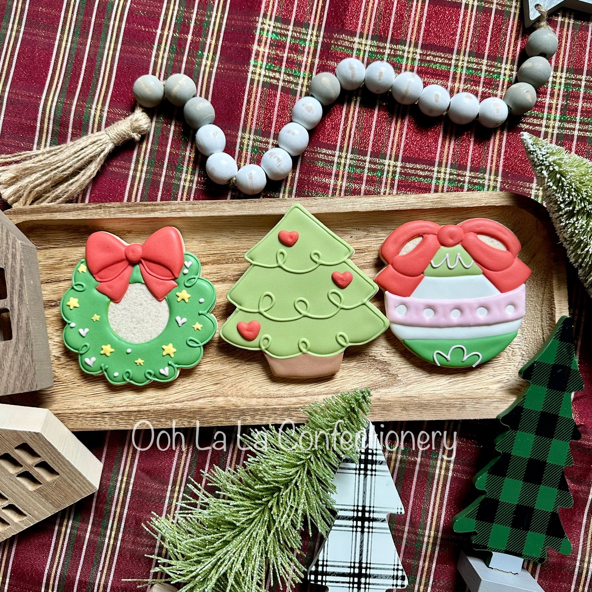 3 Piece Christmas Cookie Set