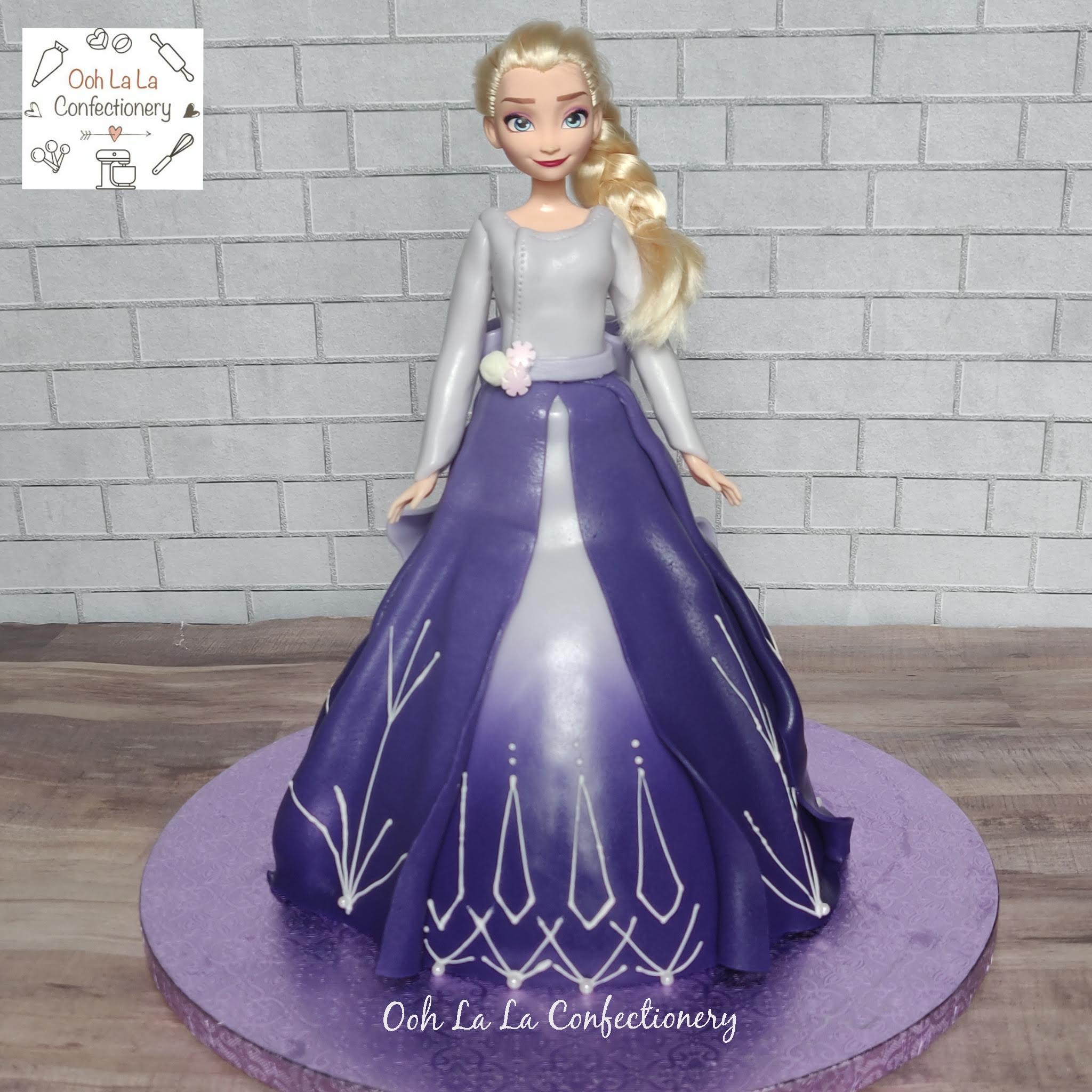 Order Online Barbie Doll Chocolate Photo Cake from IndianGiftsAdda.com