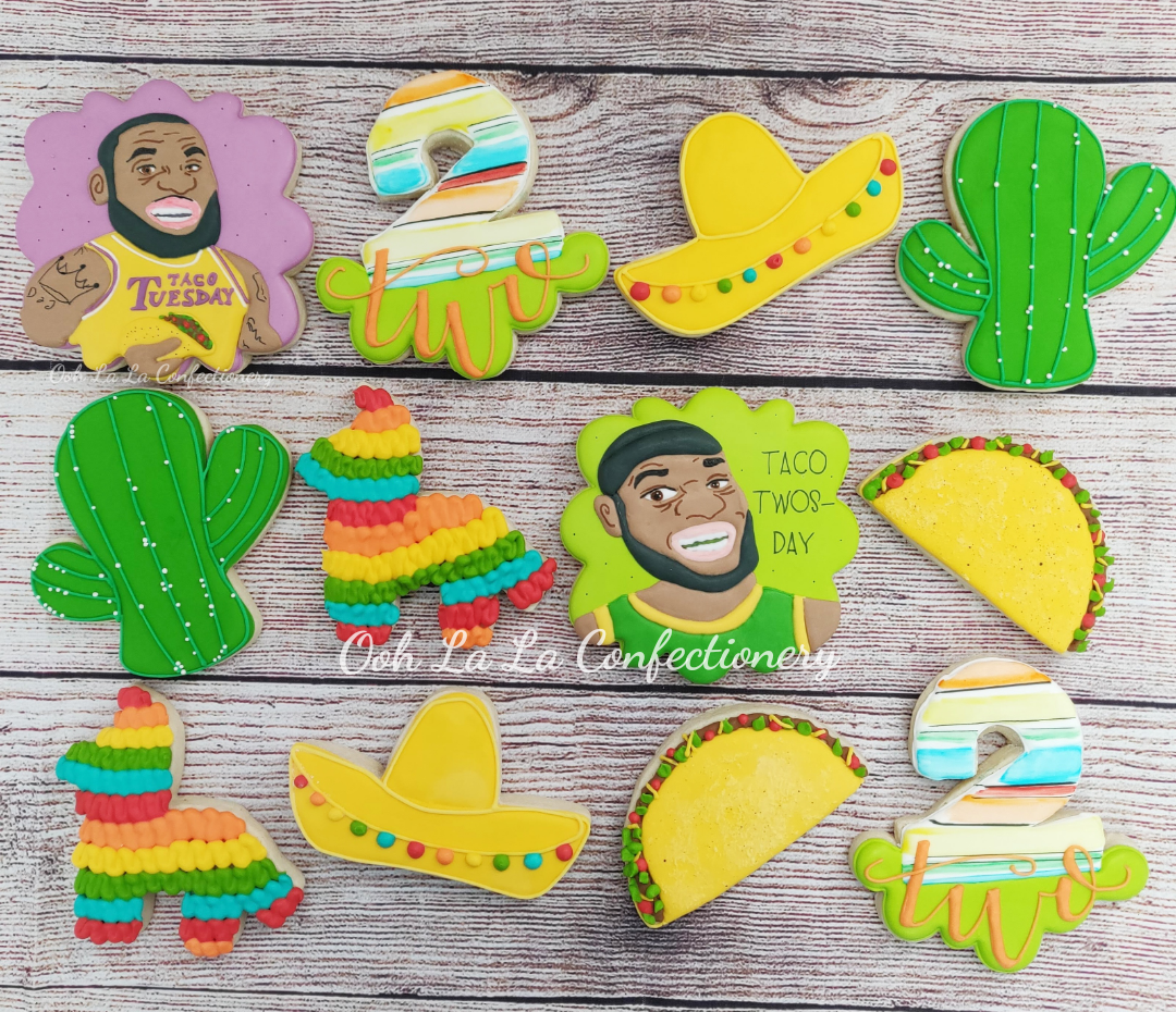 Custom Sugar Cookies - Character Set - Elaborate